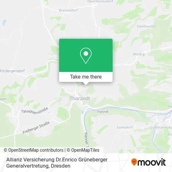 Allianz Versicherung Dr.Enrico Grüneberger Generalvertretung map