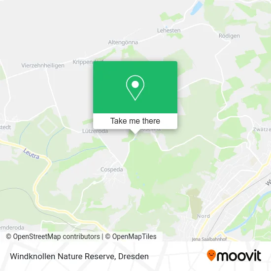 Карта Windknollen Nature Reserve