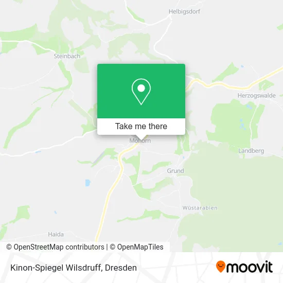 Карта Kinon-Spiegel Wilsdruff