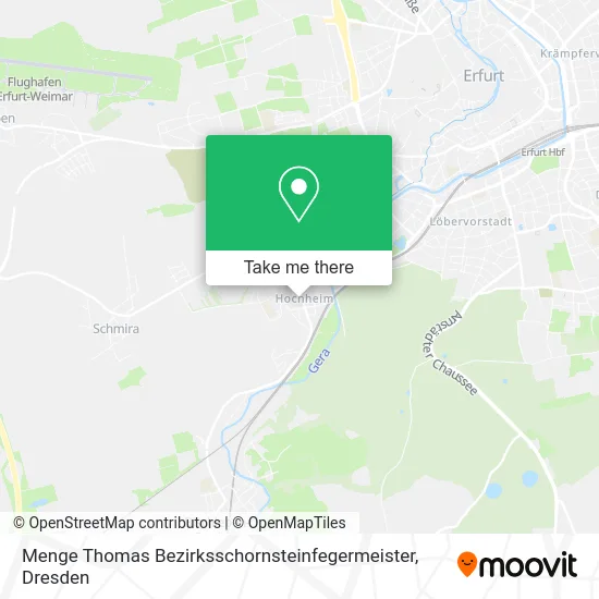Карта Menge Thomas Bezirksschornsteinfegermeister