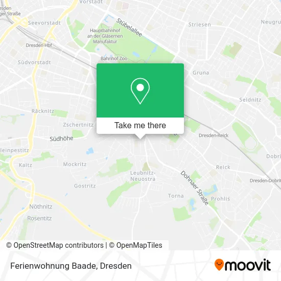 Ferienwohnung Baade map