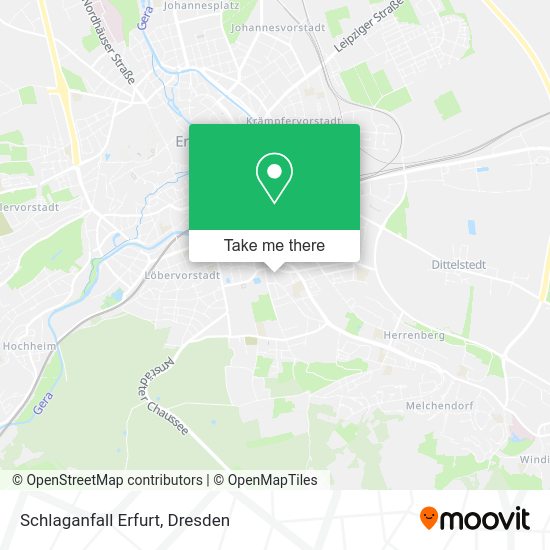 Карта Schlaganfall Erfurt