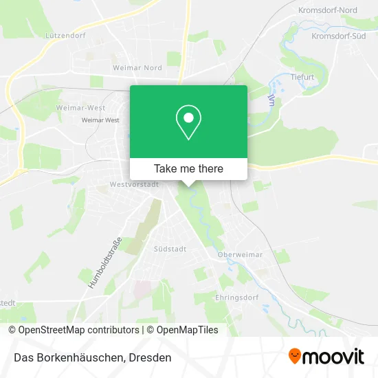 Карта Das Borkenhäuschen