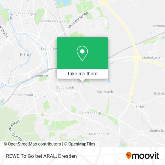 Карта REWE To Go bei ARAL