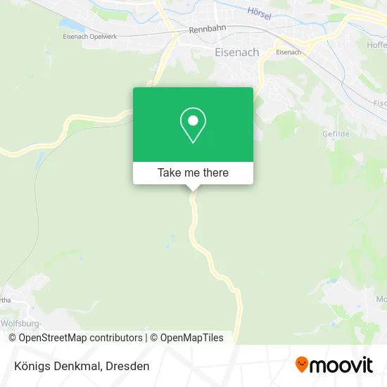 Карта Königs Denkmal