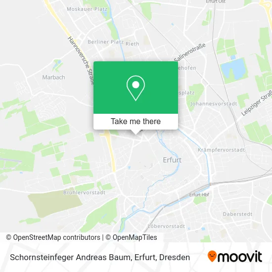 Карта Schornsteinfeger Andreas Baum, Erfurt