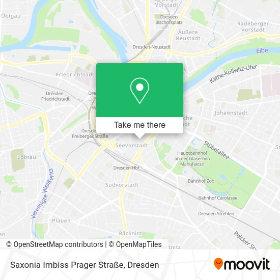 Карта Saxonia Imbiss Prager Straße