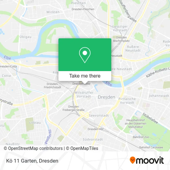 Карта Kö 11 Garten