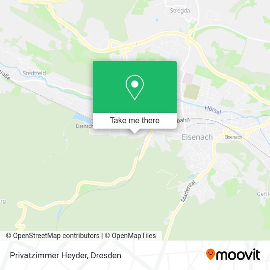 Карта Privatzimmer Heyder
