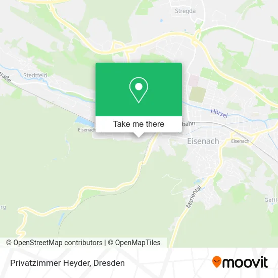 Карта Privatzimmer Heyder