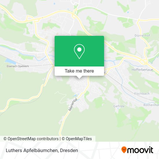 Карта Luthers Apfelbäumchen
