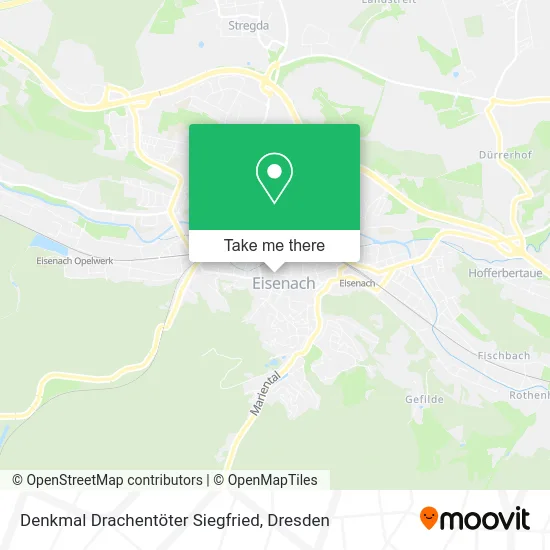 Карта Denkmal Drachentöter Siegfried