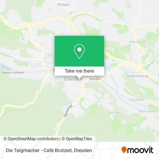 Карта Die Teigmacher - Café Brotzeit