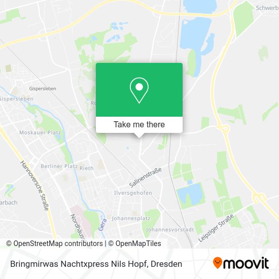 Карта Bringmirwas Nachtxpress Nils Hopf
