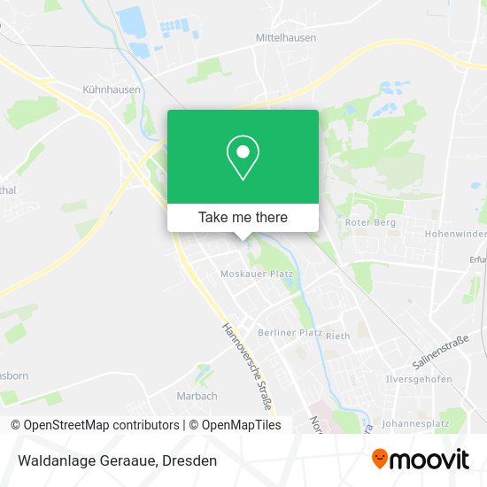 Карта Waldanlage Geraaue