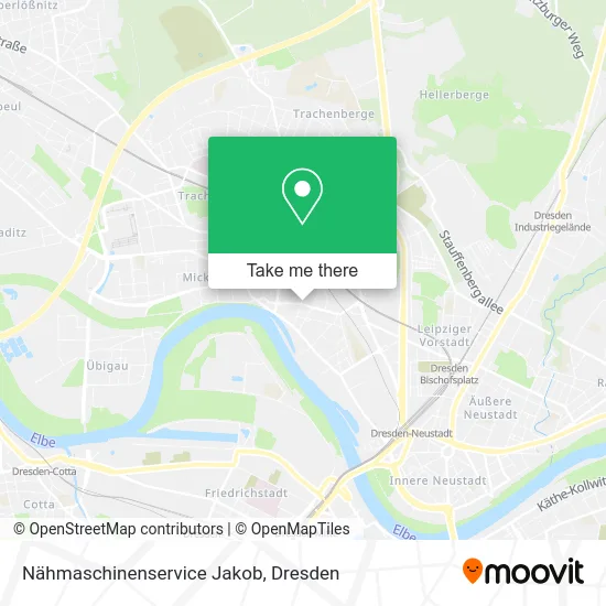 Карта Nähmaschinenservice Jakob
