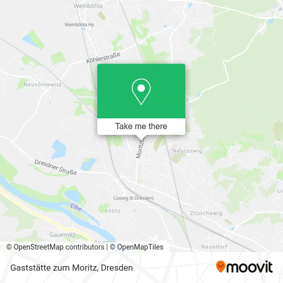 Карта Gaststätte zum Moritz
