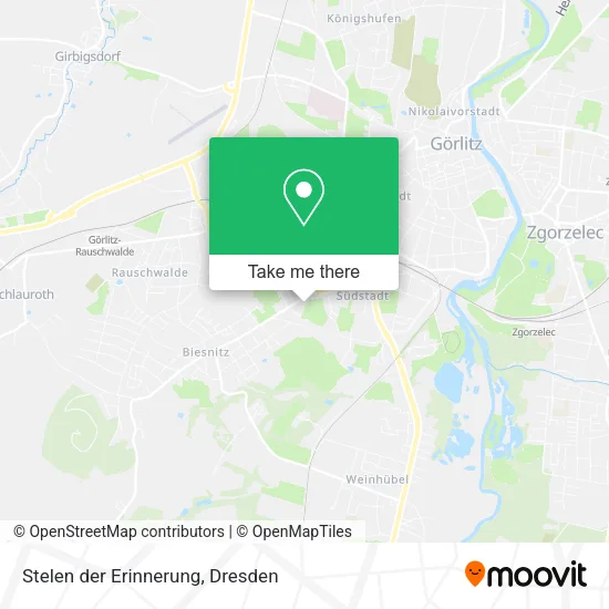 Карта Stelen der Erinnerung