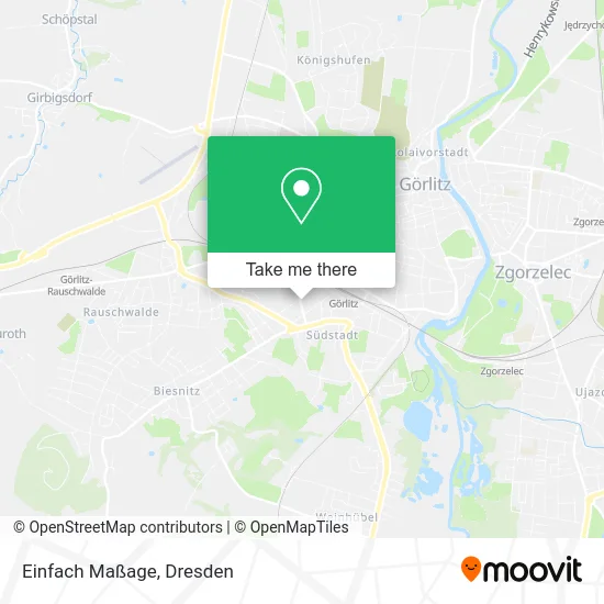 Карта Einfach Maßage