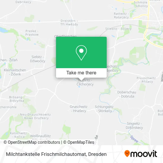 Карта Milchtankstelle Frischmilchautomat
