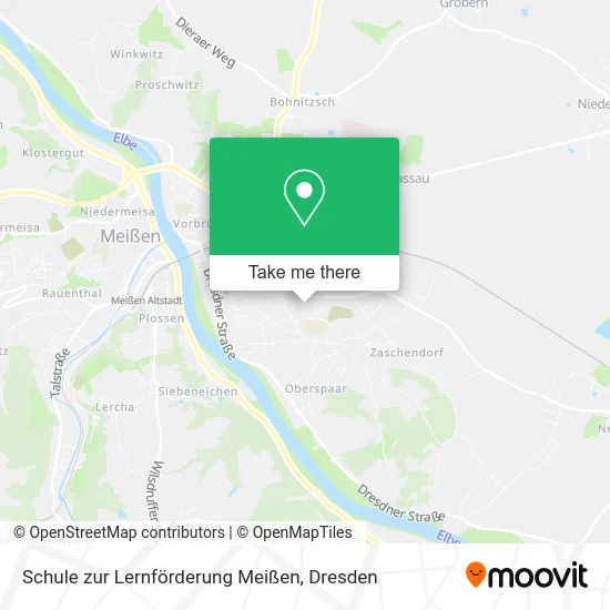 Карта Schule zur Lernförderung Meißen