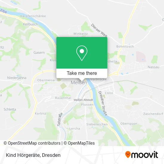 Карта Kind Hörgeräte