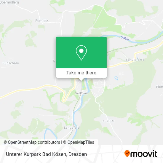 Карта Unterer Kurpark Bad Kösen