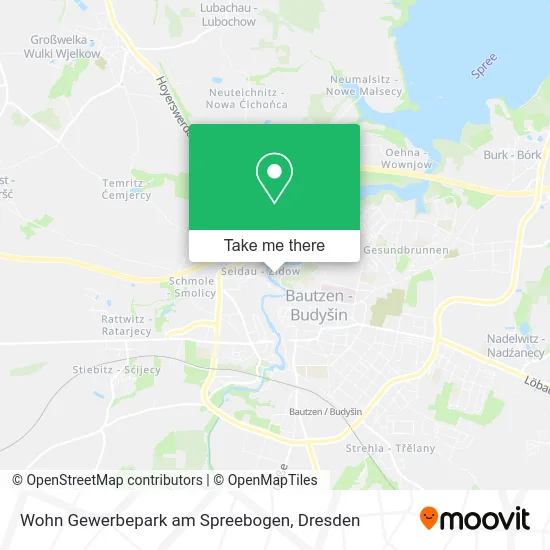 Карта Wohn Gewerbepark am Spreebogen