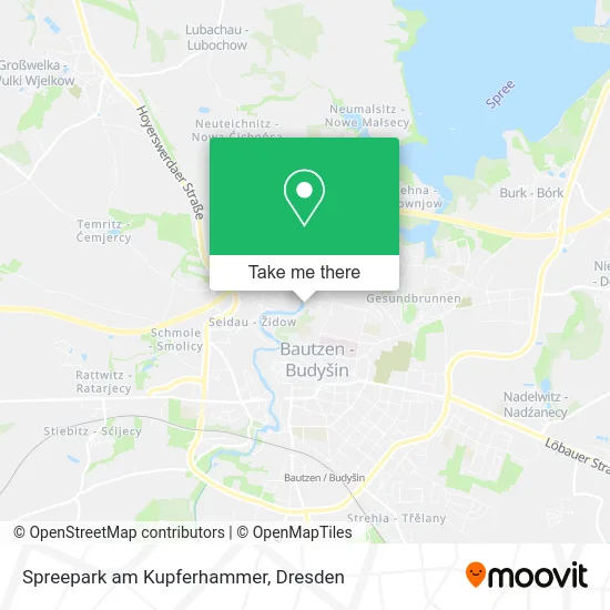 Карта Spreepark am Kupferhammer