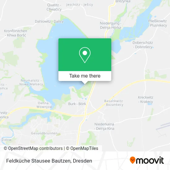 Карта Feldküche Stausee Bautzen