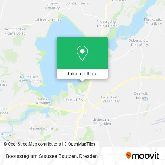 Карта Bootssteg am Stausee Bautzen