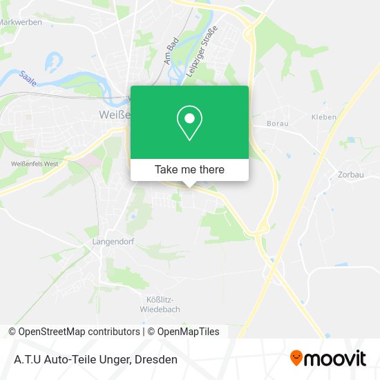 Карта A.T.U Auto-Teile Unger