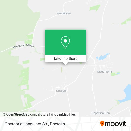 Карта Oberdorla Langulaer Str.