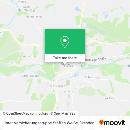 Карта Inter Versicherungsgruppe Steffen Weiße