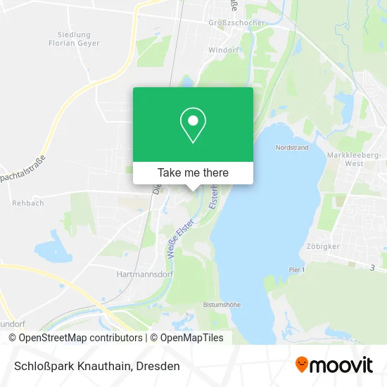 Карта Schloßpark Knauthain