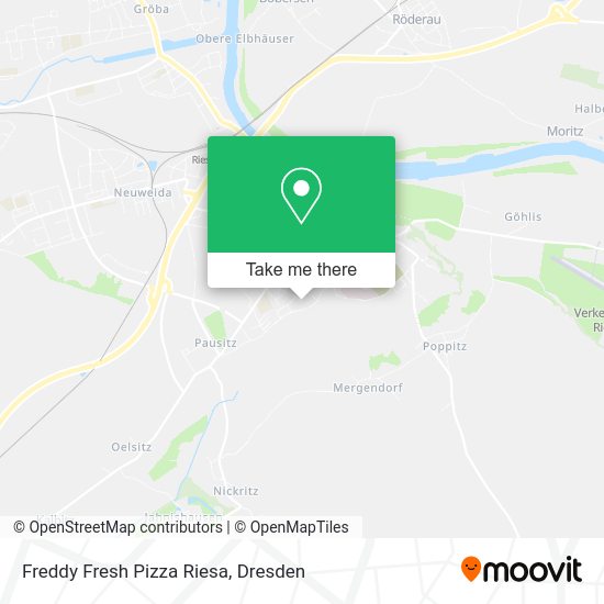 Карта Freddy Fresh Pizza Riesa