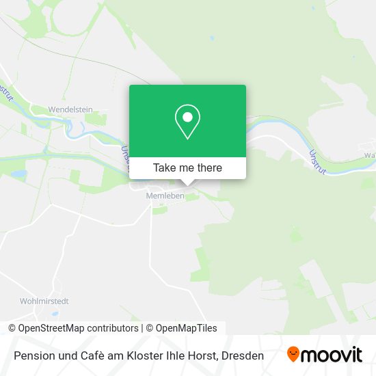 Карта Pension und Cafè am Kloster Ihle Horst