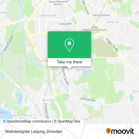 Карта Webdesigner Leipzig