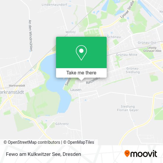 Карта Fewo am Kulkwitzer See