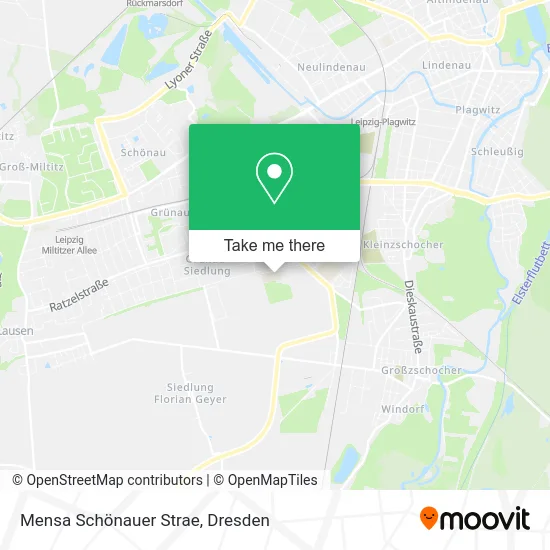 Карта Mensa Schönauer Strae