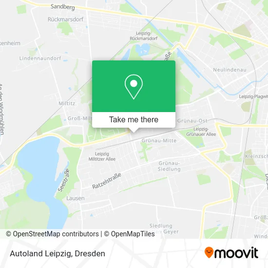 Карта Autoland Leipzig