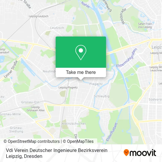 Карта Vdi Verein Deutscher Ingenieure Bezirksverein Leipzig