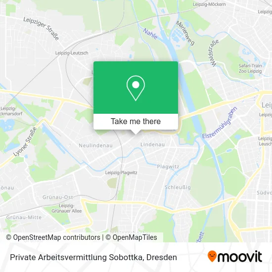 Карта Private Arbeitsvermittlung Sobottka