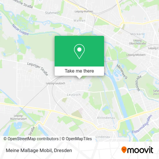 Карта Meine Maßage Mobil