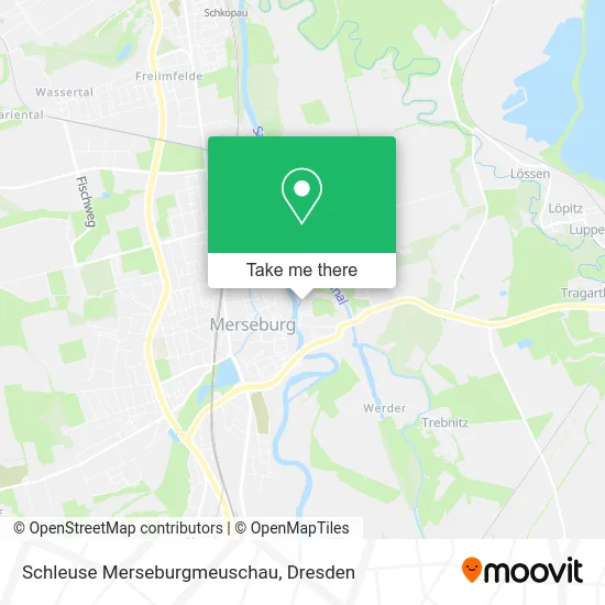 Карта Schleuse Merseburgmeuschau