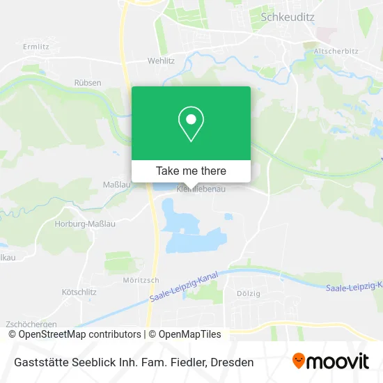 Карта Gaststätte Seeblick Inh. Fam. Fiedler