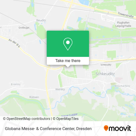 Карта Globana Messe- & Conference Center