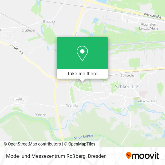 Карта Mode- und Messezentrum Roßberg