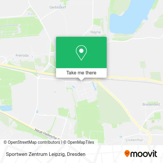 Карта Sportwen Zentrum Leipzig
