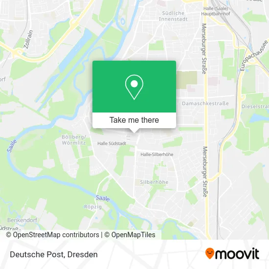 Карта Deutsche Post